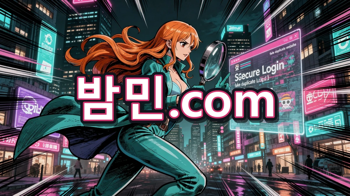 밤의민족(밤민) 보안·사칭 구별 안내